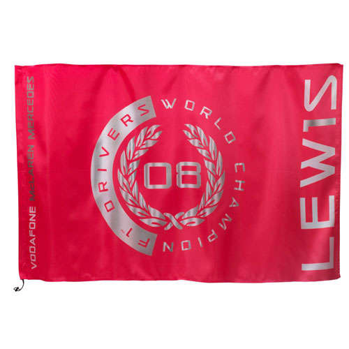 Official Vodafone McLaren Mercedes Lewis Hamilton Flag