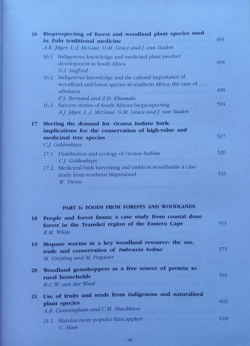 Indigenous Forests and Woodlands in South Africa