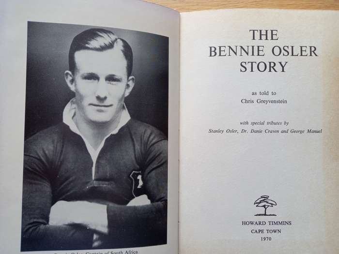The Bennie Osler Story as told to Chris Greyvenstein