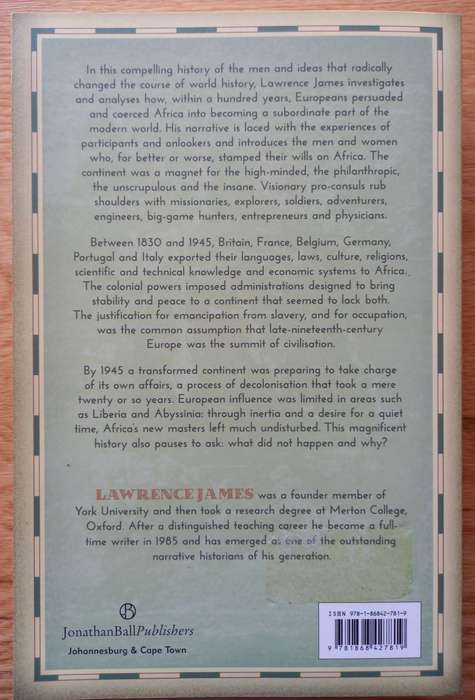 Empires in the Sun - The struggle for the Mastery of Africa by Lawrence James