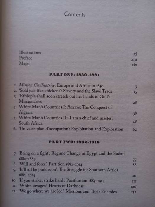 Empires in the Sun - The struggle for the Mastery of Africa by Lawrence James