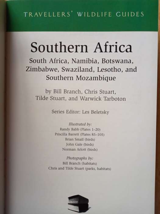 Travellers` Wildlife guides Southern Africa - South Africa, Namibia, Botswana, Zimbabwe, Swazi etc,