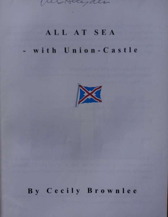 All at Sea - with Union Castle by Cecily Brownlee