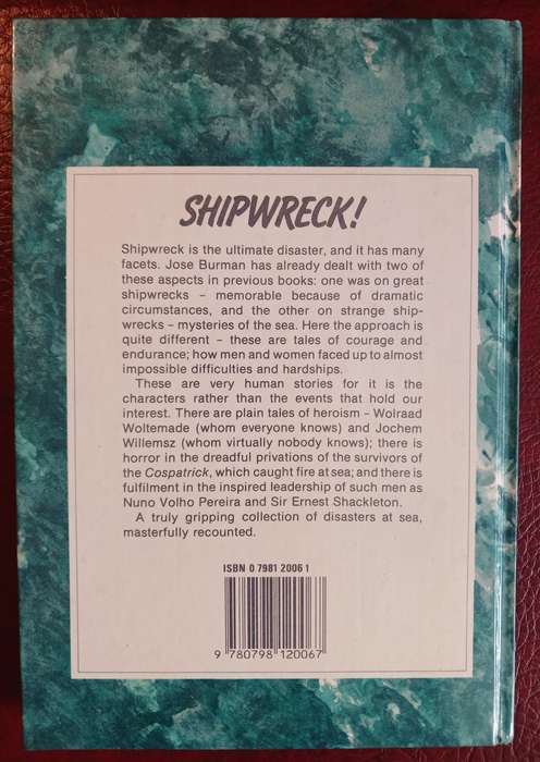Shipwreck! Courage and Endurance in the Southern Seas by Jose Burman