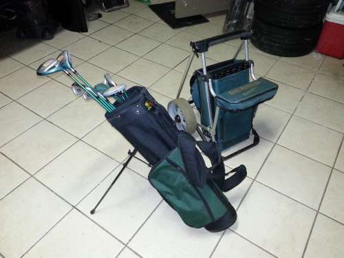 Golf Set with Bag & Cart Little Tiger Set (Collection only)