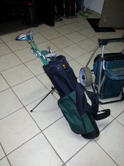Golf Set with Bag & Cart Little Tiger Set (Collection only)
