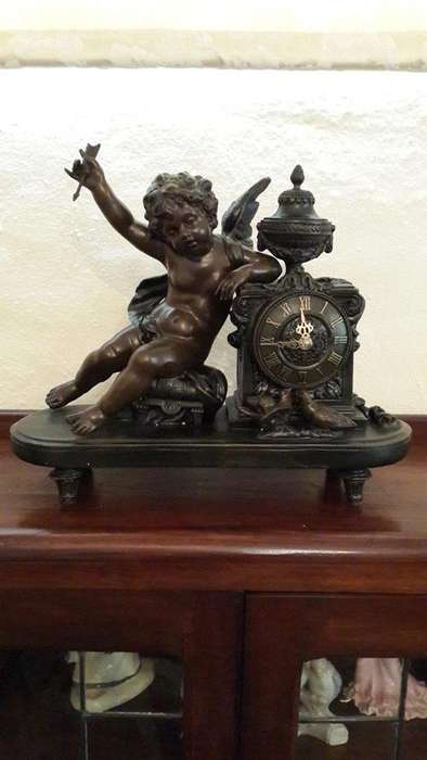 Angel clock - Antique styled French themed