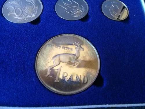 1988 RSA short proof set - Silver R1 Nickle R1