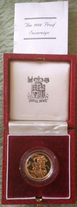 Great Britain Sovereign 1984 Proof