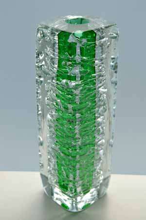 MAGNIFICENT RARE VASE/SCULPTURAL OBJECT BY FRANTISEK VIZNER (1936-2011): A UNIQUE COLLECTOR`S ITEM