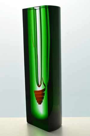 MAGNIFICENT 21st CENTURY CZECH ART GLASS! CONTEMPORAY DESIGN BY MR PAVEL HAVELKA (Zdár nad Sázavou)