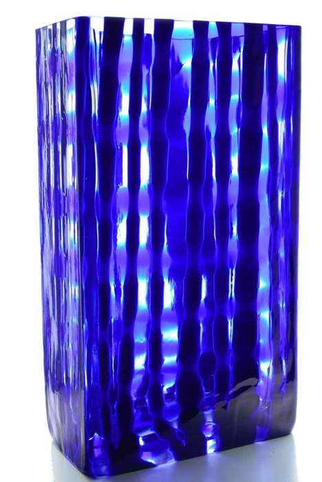 EXTRA LARGE & HEAVY MODERNIST SCULPTURAL EGERMANN VASE : CZECH ART GLASS DESIGN AT ITS VERY BEST!
