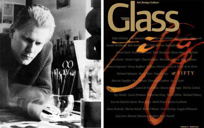 ICONIC DESIGN : RECTANGULAR AQUAMARINE VASE DESIGNED BY LADENA VIZNEROVA IN 1968 FOR RUDOLFOVA GLASS