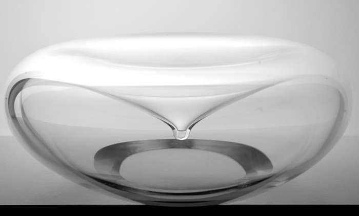 DAZZLINGLY BEAUTIFUL MODERN CZECH ART GLASS ARCHITECTURAL OBJECT, DESIGNED BY TEREZA KOVARIKOVA