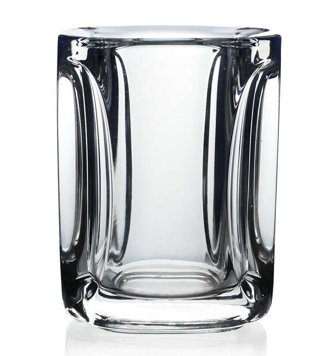 CLASSIC CZECH ART GLASS VASE : DESIGNED IN 1970 BY THE FAMOUS GLASS MASTER ALFRED MATURA (1921-1979)