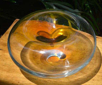 DAZZLINGLY BEAUTIFUL MODERN CZECH ART GLASS ARCHITECTURAL OBJECT, DESIGNED BY TEREZA KOVARIKOVA