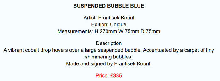 A LARGE CZECH 21ST CENTURY DAZZLING COBALT BLUE ART GLASS VASE WITH FINE CONTROLLED BUBBLES