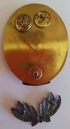 SWATF HQ Cap Badge and Services Corps Collar Badge