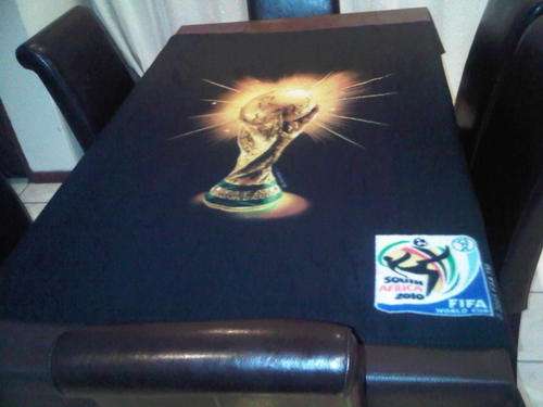 FIFA WORLD CUP OFFICIAL TROPHY BLANKET LIMITED EDITION PICTURE ON BOTH SIDES