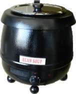 Soup Kettle - BLACK  10lt   INDUSTRIAL