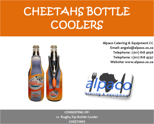 Bottle Cooler Neoprene - Cheetahs *******