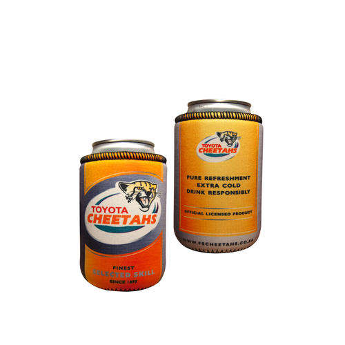 RUGBY CAN Cooler Neoprene - CHEETAHS  ** 3 ON AUCTION **