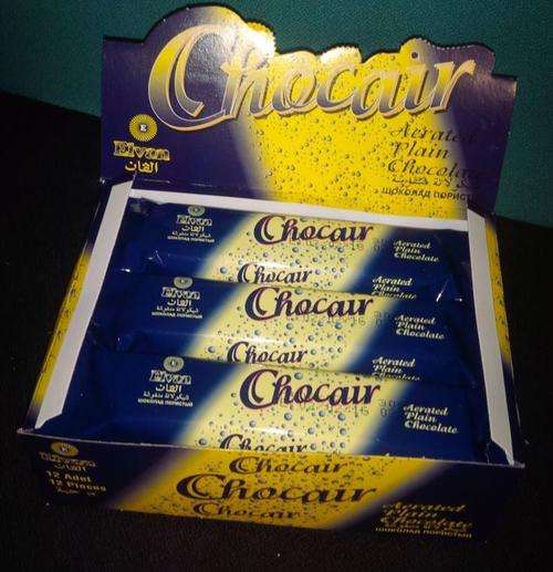 Choc-air Plain Chocolate 12 Bars per box OMW these are yummy  ** 3 on Auction