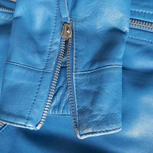 Genuine Leather Italian Lux Designer`s `Blumarine` Jacket