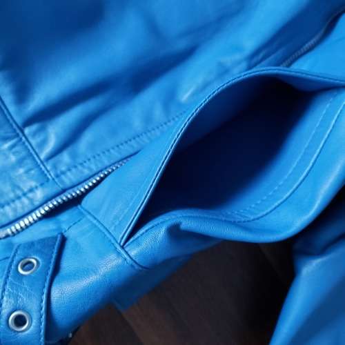 Genuine Leather Italian Lux Designer`s `Blumarine` Jacket
