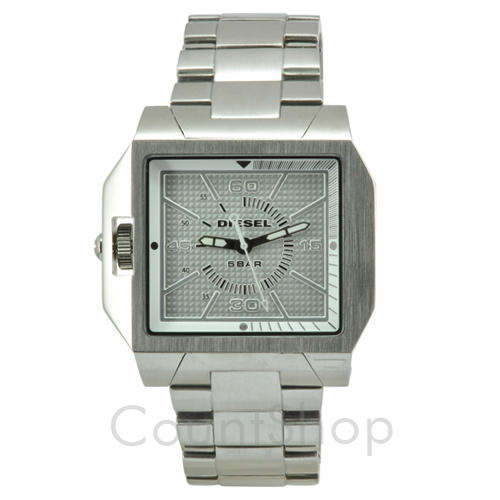Diesel Men's Analog DZ1381 White Dial | Stainless Steel Bracelet | 42mm | 50M | NEW
