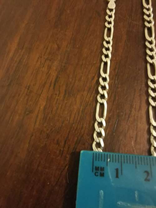 Solid Sterling Silver Pair of Necklaces 37 Grams