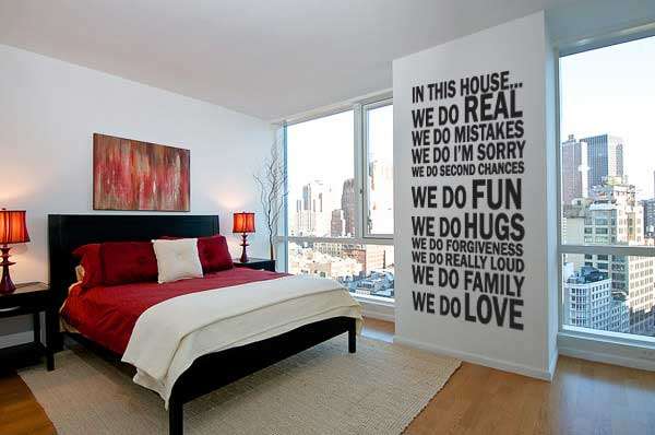 House of Love Vinyl Wall Art Sticker Decal Vinyl Tattoo