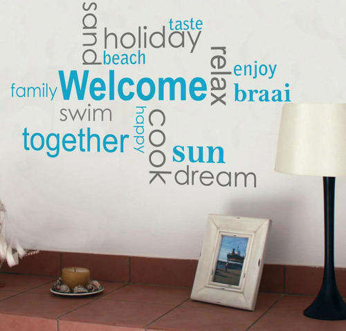 Holiday beach house Vinyl wall art words -decal sticker- home decor -CHECK OUT MY OTHER DESIGNS!