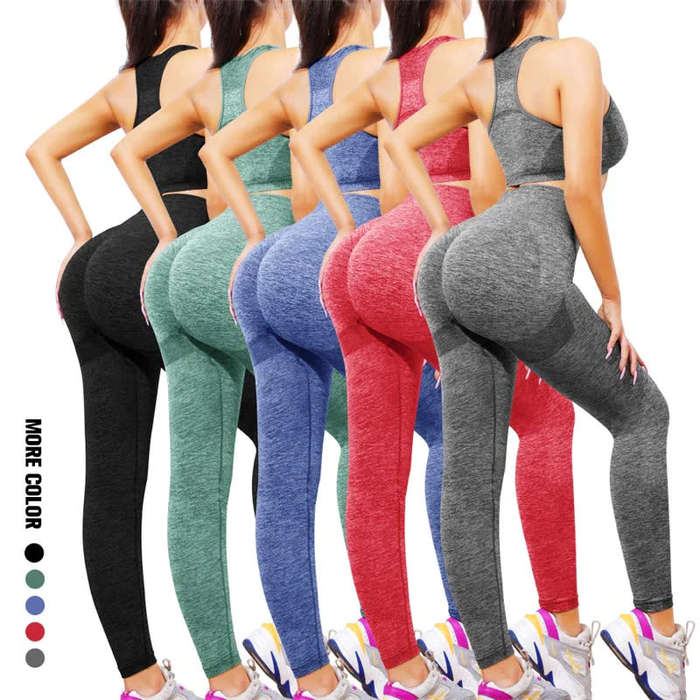 Women`s Workout Clothing Gym Yoga Set Fitness Sportswear