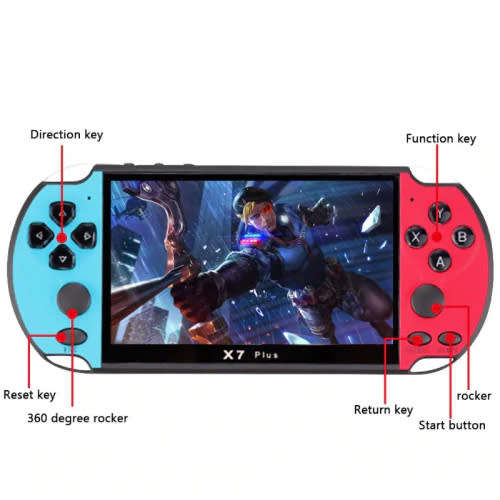 Super Cool Handheld Portable Game Console 5.1-Inch Retro Game Console (Random Color)
