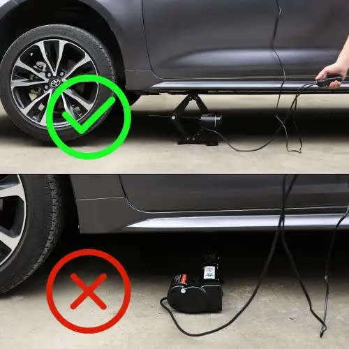 Super Easy To Use And Convenient Electric Jack 12v Car Portable Mechanical Lift Jack Wheel Removal A