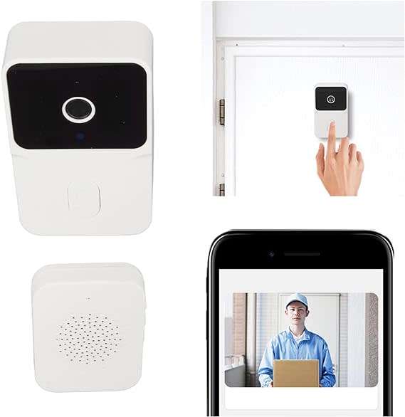 Safe And Convenient Wifi Video Doorbell Supports Multiple Users, Video Intercom Doorbell With Night