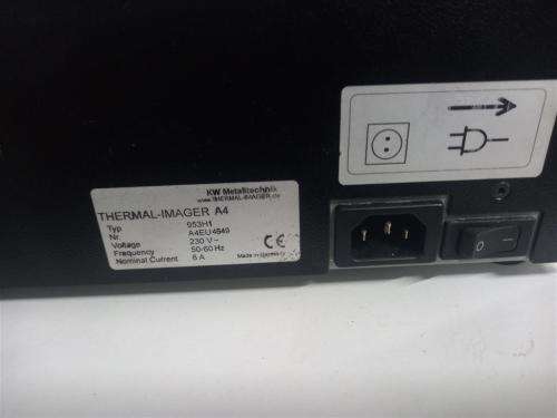 Thermal Imager A4 KW Metalltechnik 953H1 (Glass Roller brocken on inside)