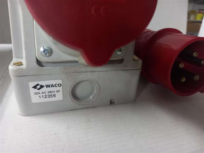 Waco 32A ac 380v 5p 112356 socket + Plug