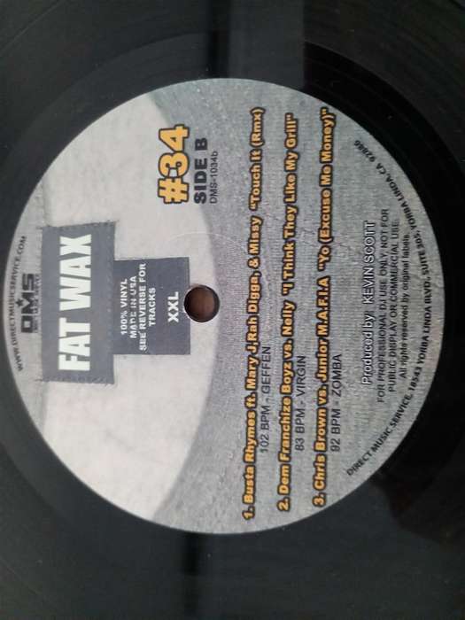 Fat Wax #34 (2006, Vinyl) 12` Vinyl