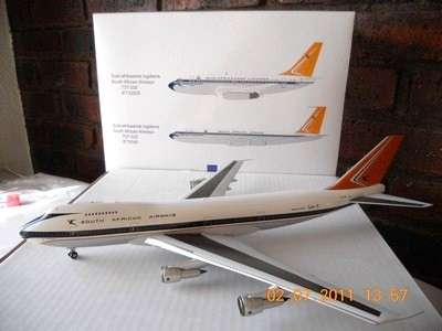 Boeing 747-200 SA Airways - Drakensberg ZS-SAM - 1:200 Inflight 200
