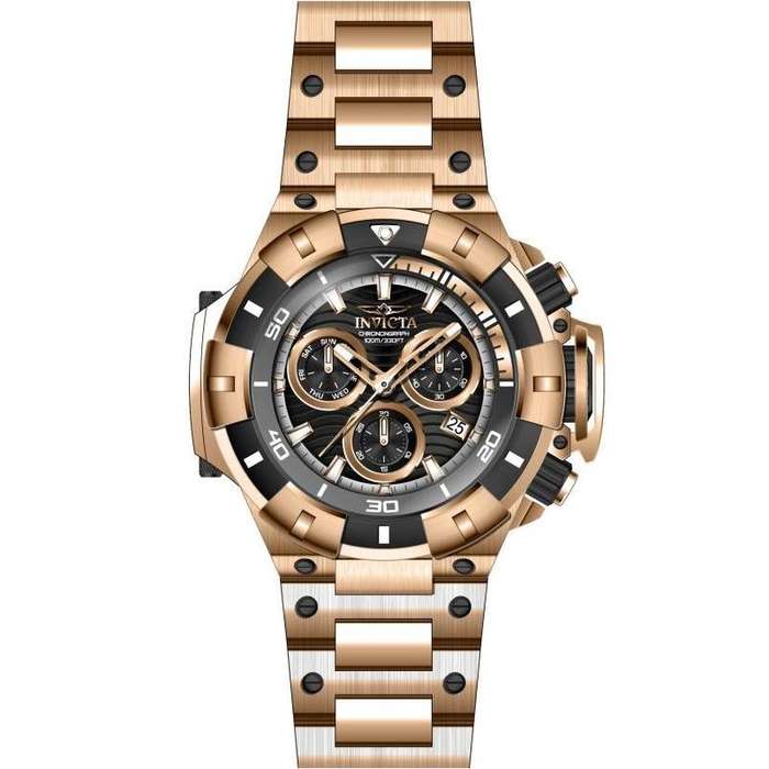 Retail: R12,999.00 INVICTA Men's Colossus Rose Gold Chronograph Professional 100m Watch NEW