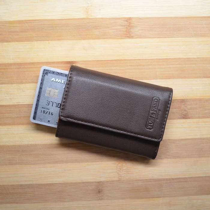 speed wallet* TOM and FRED London® BLACK `Freddy`