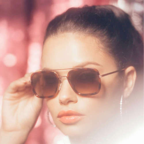 HOT!! PRIVE REVAUX LOVE SIENNA x Adriana Lima / Deep Chocolate Tortoise Sunglasses **100% AUTHENTIC*