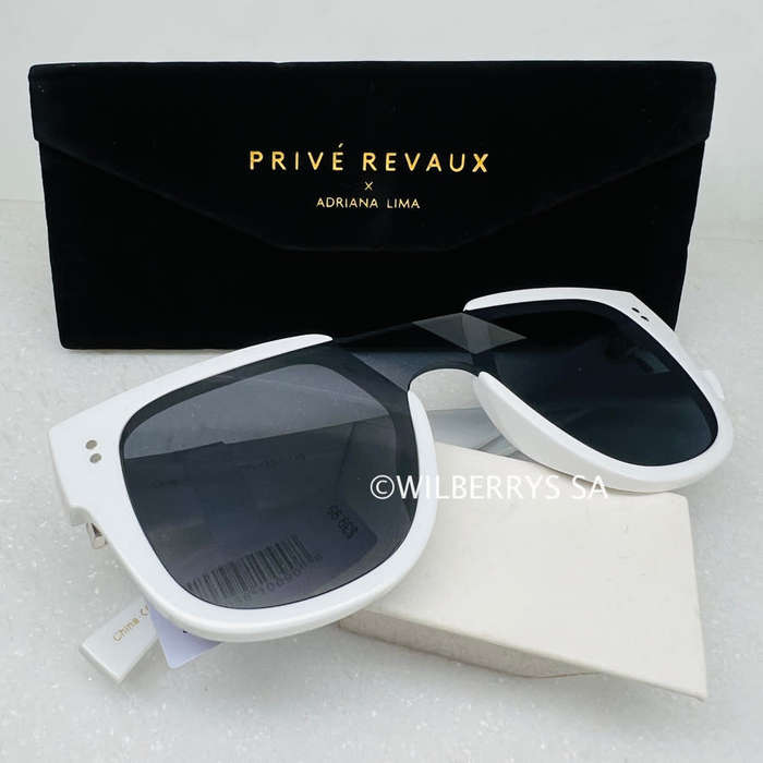 look like Adriana, not!! PRIVE REVAUX LOVE VALENTINA x Adriana Lima - White Sunglasses 100% GENUINE