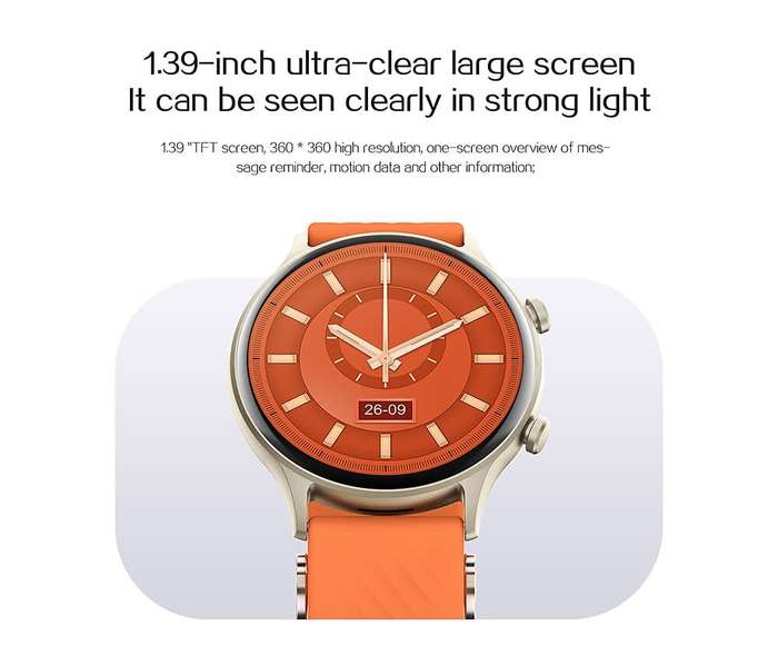 NORTH EDGE Companion all-in-one Smart Watch Silver / Orange