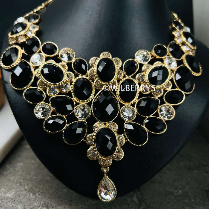 AMRITA NEW YORK Women`s The Hamptons Austrian Crystal and Resin Evening Necklace coral