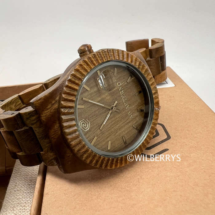 AB AETERNO ITALY Mens Premium Luxury Swiss movement Green Sandalwood watch