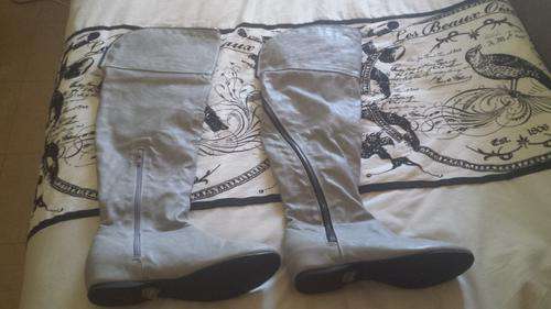 Women's BRONX Over-The-Knee Boots - Size 8 - Grey