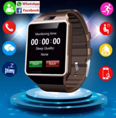 **New 2017** Smart Phone Watch. With Sim and memory card slots. Camera/Bluetooth and multimedia